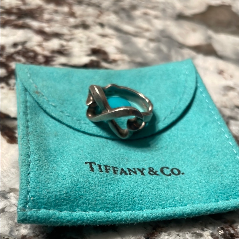 Tiffany & Co. Silver Geometric Ring
